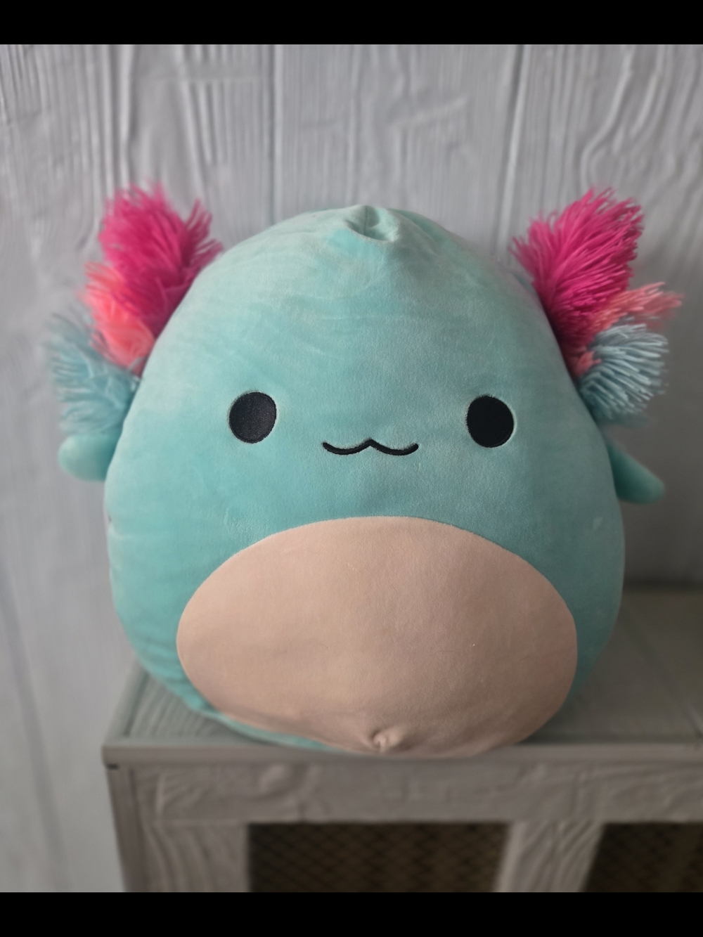 Teal Axolotl Squishmallow Plush